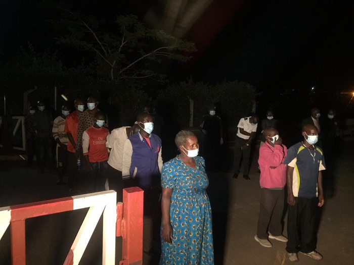 Icyiciro cya nyuma cy'abaje kuri uyu wa mbere cyahageze ahagana saa mbili z'umugoroba. Cyari kigizwe n'abantu 13 abaje bose hamwe bakaba ari 80