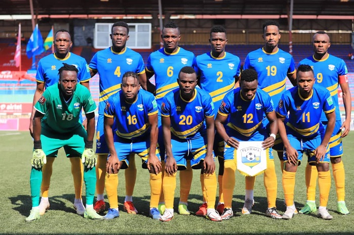 Abakinnyi b'u Rwanda babanje mu kibuga