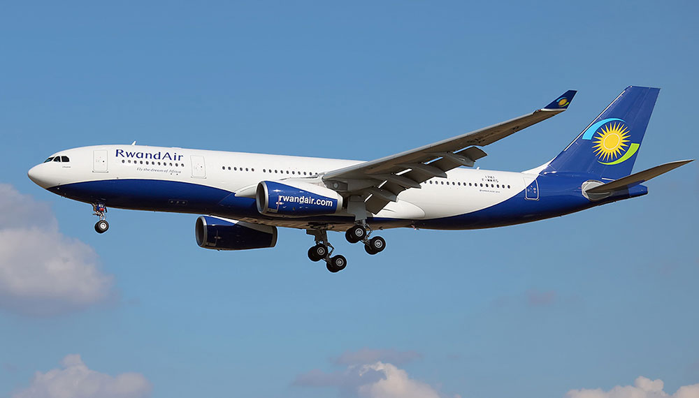RwandAir iri mu biganiro byo gutangira gukorera mu bushinwa muri Gashyantare 2019
