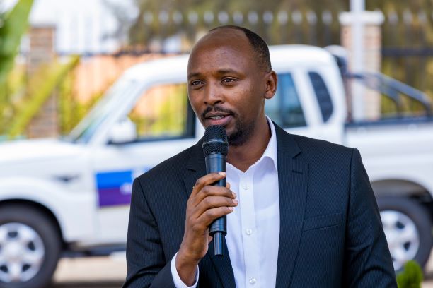 Minisitiri Dr sabin Nsanzimana ageza ijambo ku bitabiriye icyo gikorwa