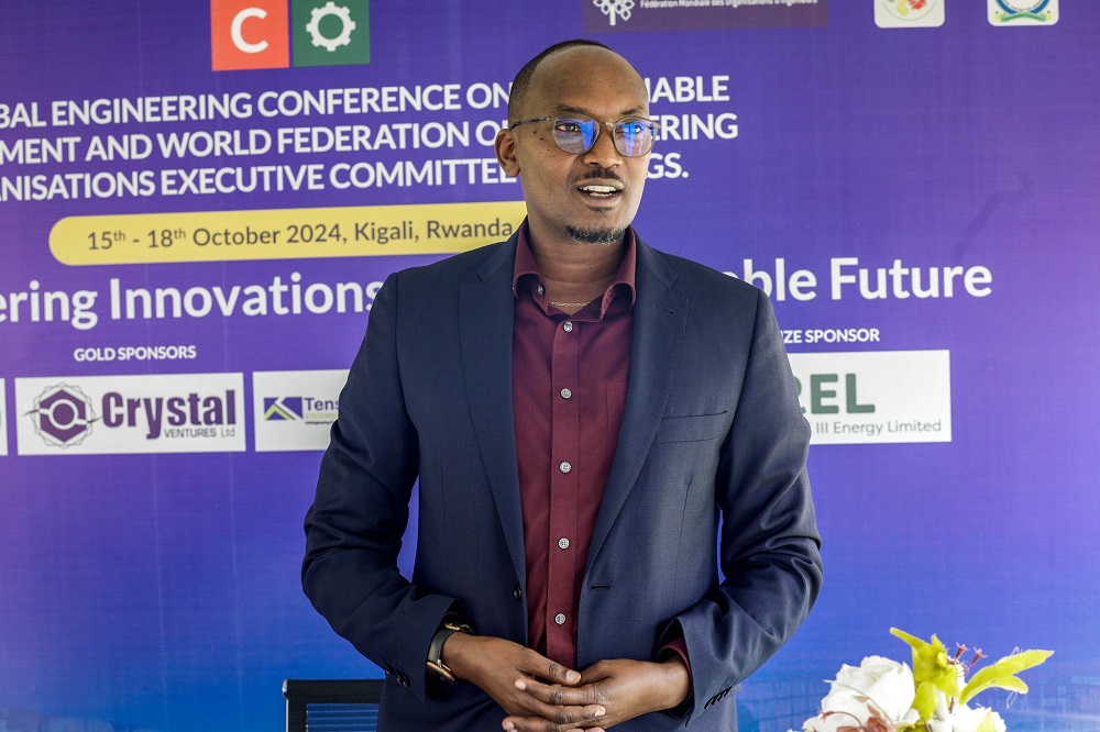 Umuyobozi Nshingwabikorwa (CEO) w'Urugaga rw'aba Injeniyeri mu Rwanda, Steven Sabiti, avuga ko kwakira iyi nama biri muri gahunda u Rwanda rwiyemeje guteza imbere yo kuba ahantu heza habereye kwakira inama mpuzamahanga