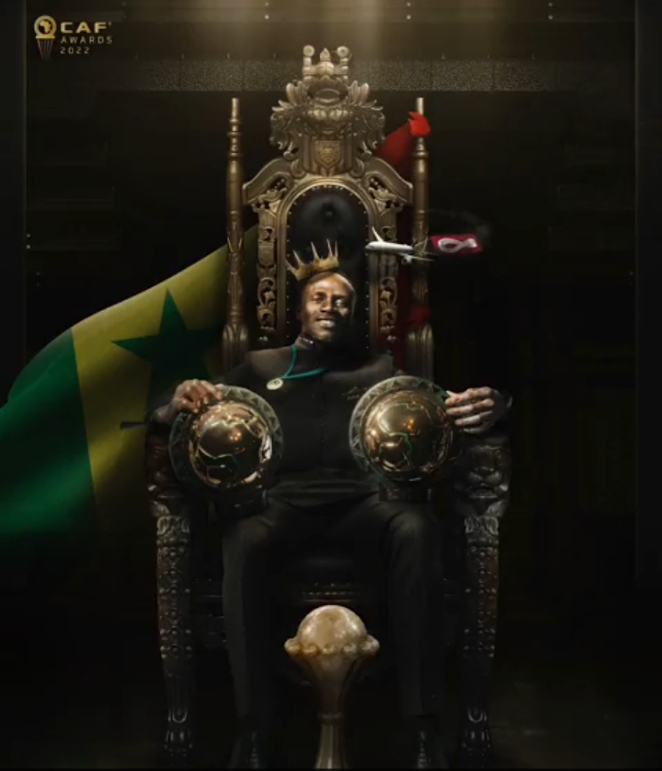 Ni ku nshuro ya kabiri Sadio Mané atwaye iki gihembo