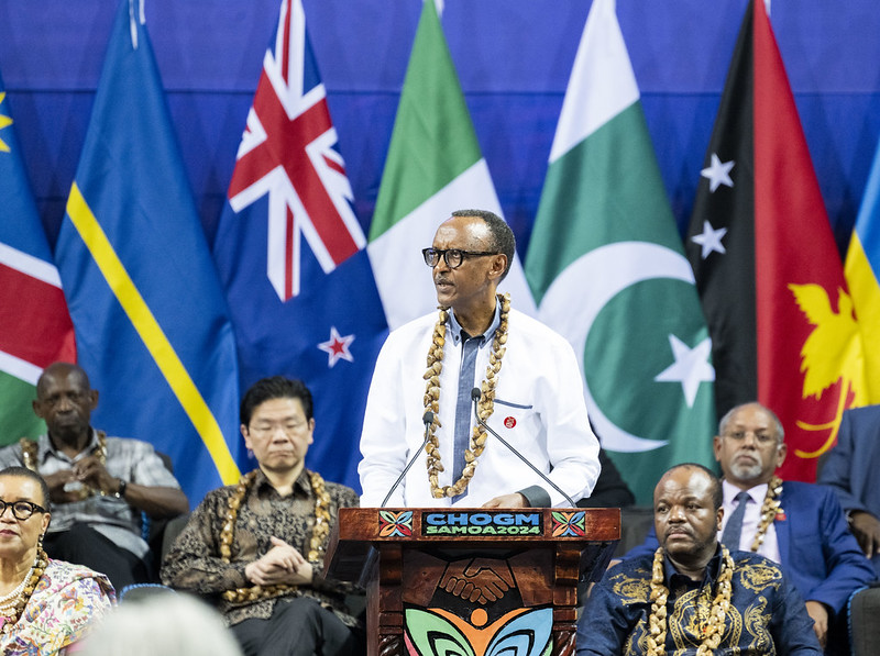 Perezida Kagame yagejeje ijambo ku bitabiriye umuhango wo gutangiza ku mugaragaro inama ya CHOGM 2024 