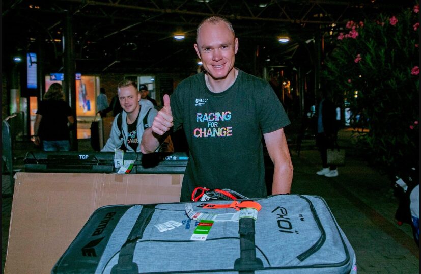 Rwakiriye kandi icyamamare mu gusiganwa ku magare, Chris Froome, wegukanye Tour de France inshuro enye