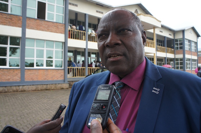 Senateri Habineza Faustin yatanze ikiganiro muri INES-Ruhengeri