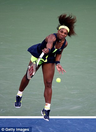 Serena Williams wegukanye igikombe mu rwego rw'abagore.