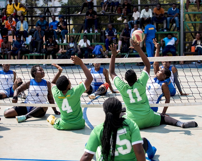 Shampiyona ya Volleyball y'abafite ubumuga irakomeza hakinwa agace ka gatatu.