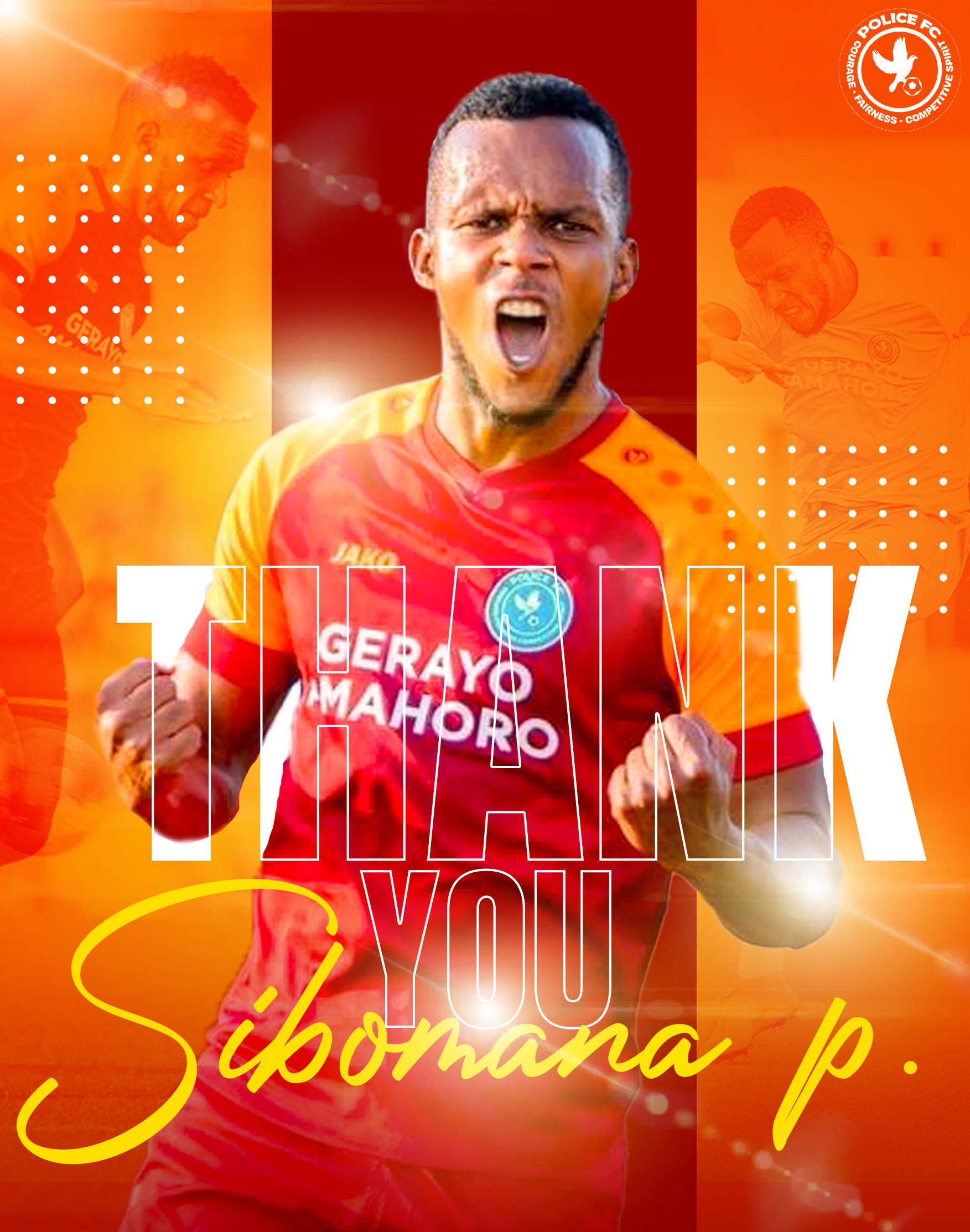 Ikipe ya Police FC yashimiye Sibomana Patrick