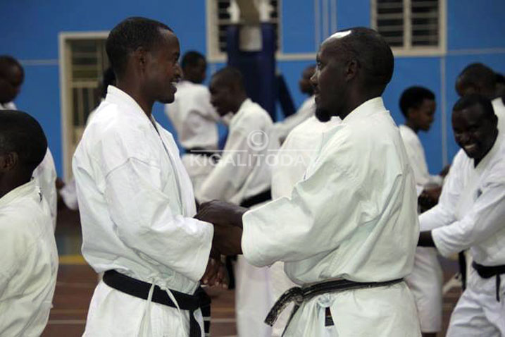 Sinzi Tharcisse afite ubunararibonye muri Karate.