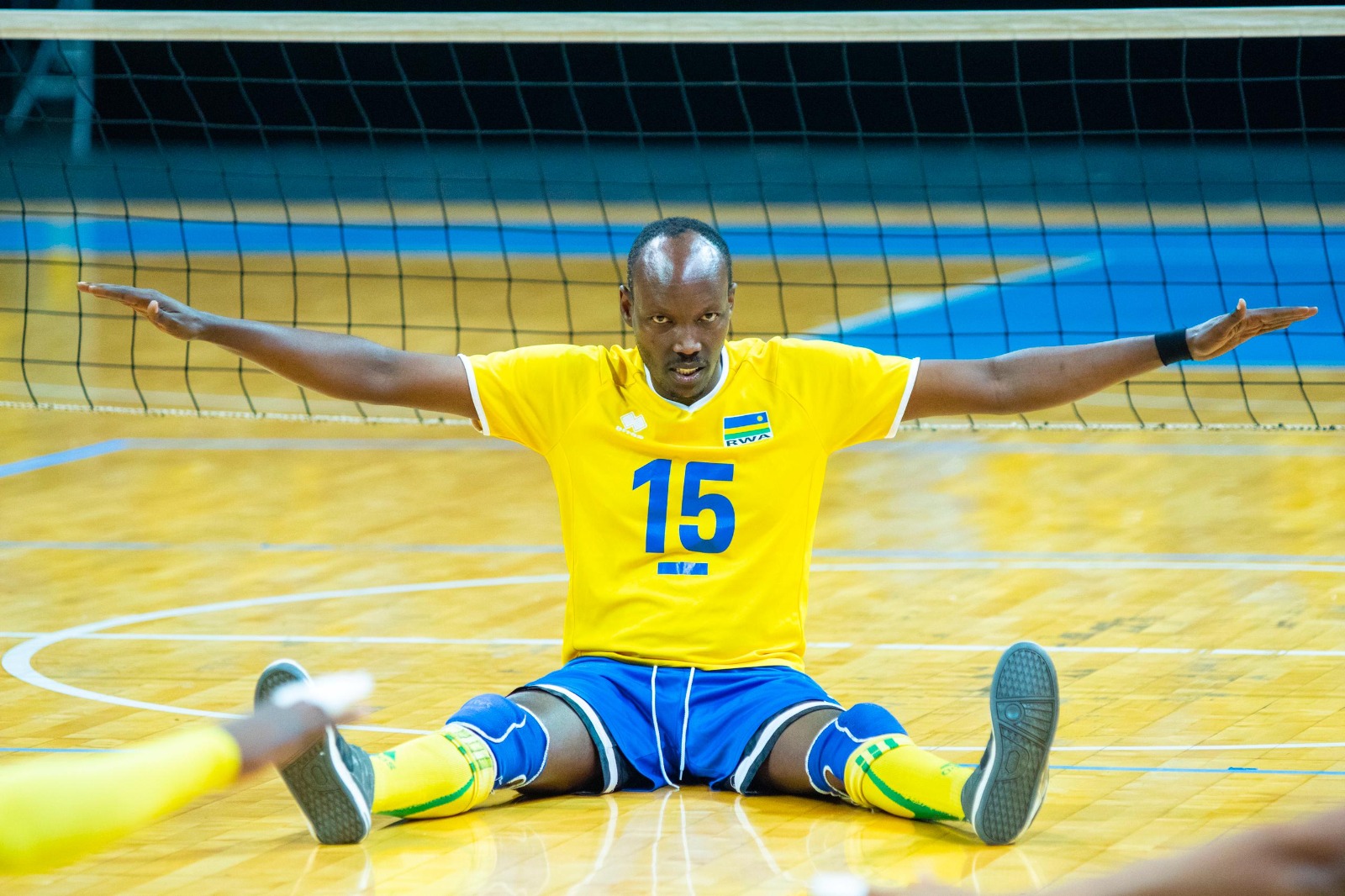 Vuningabo Emile usanzwe ari umubitsi wa NPC ni we kapiteni w'Ikipe y'abagabo