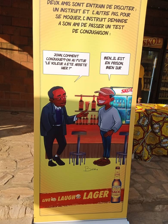 Ku macupa mashya ya Skol Lager hariho n'urwenya ruzajya rufasha abanywi bayo kugubwa neza