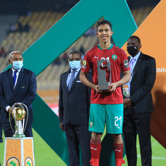 Soufiane Rahimi yabaye uwatsinze ibitego byinshi, anaba umukinnyi mwiza w'irushanwa