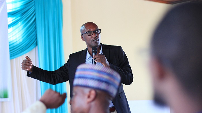 SP Isaac Safari wo muri Polisi y'u Rwanda yabaganirije ku kurwanya iterabwoba