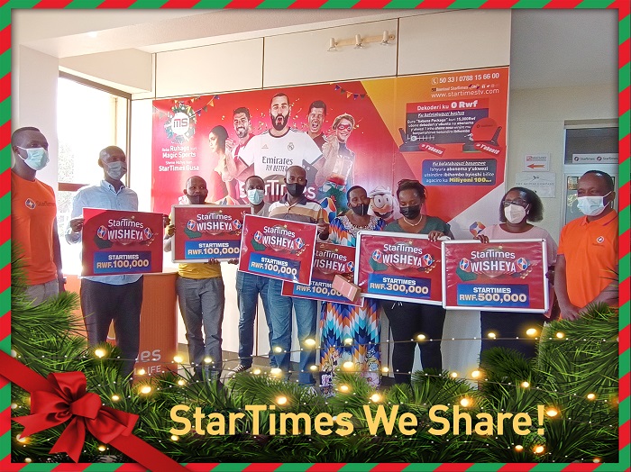 Abandi banyamahirwe bahawe ibihembo muri ‘StarTimes Wisheya