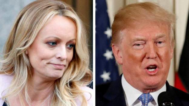 Stormy Daniels ushinja Trump kumucecekesha nyuma yo kuryamana nawe