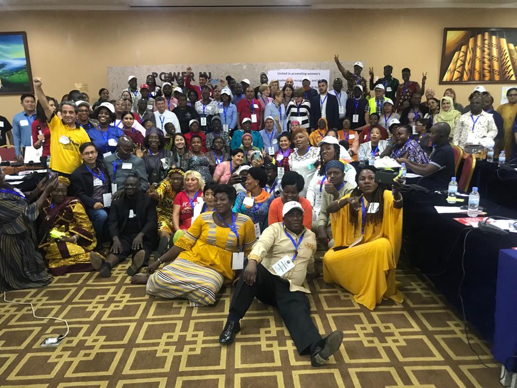 Abitabiriye Inteko rusange ya 7 ya StreetNet ni abahagarariye abandi bakora imirimo itanditse baturutse mu bihugu 52 byo hirya no hino ku isi