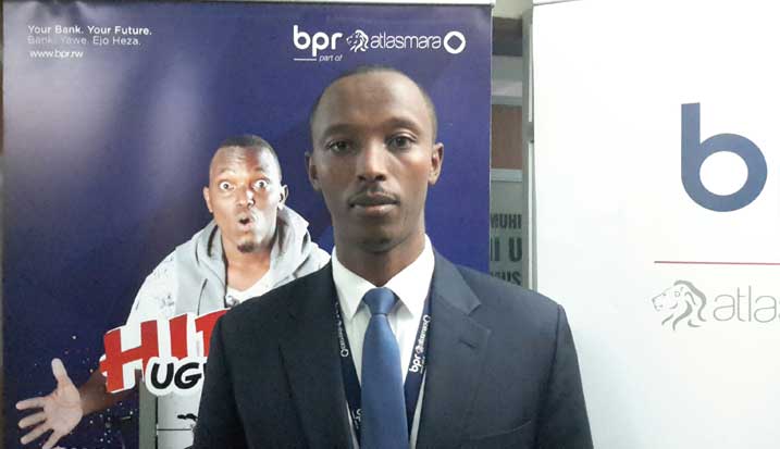 Shema Mugisha, ushinzwe ishami ry'ubucuruzi muri BPR Atlas mara