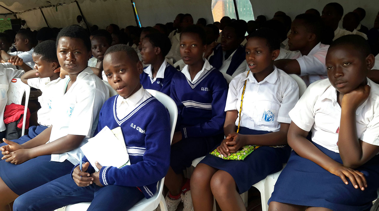 Bamwe mu rubyiruko bitabiriye iki kigorwa