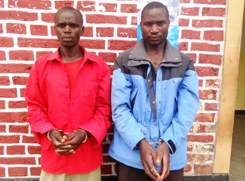 Karemera Justin na Sebigori Jean Damascene baracyekwaho kwica Habarurema.