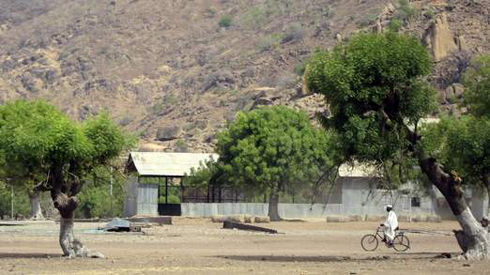 Umujyi wa Talodi mu majyepho ya Sudani aho indege yari igiye.