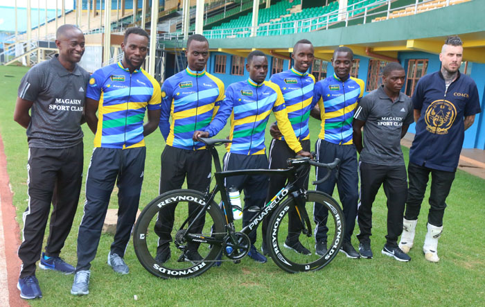 Abakinnyi n'abatoza ba Team Rwanda