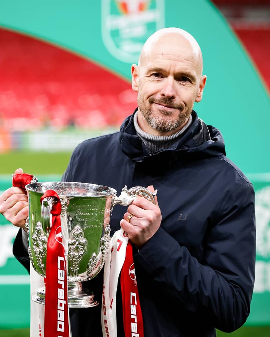 Erik Ten Hag yahesheje Manchester United igikombe cya Carabao Cup