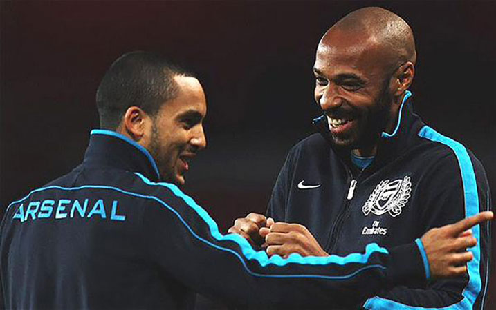 Theo Walcott ni umwe mu bakuze bigira kuri Herry.