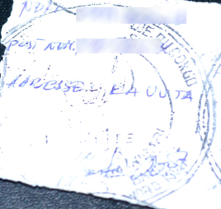 Ibyangombwa bihabwa abarwanyi bari mu nkambi ya Gasenyi.