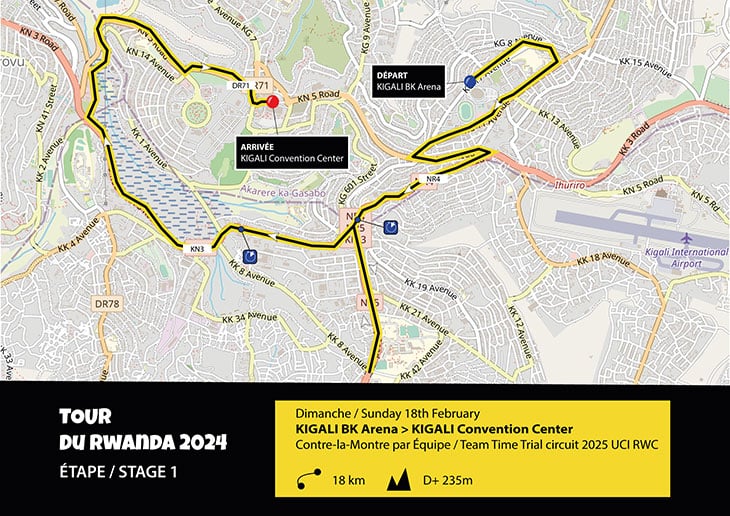 Tour du Rwanda iratangira kuri iki cyumweru, iyi ni inzira y'agace ka mbere