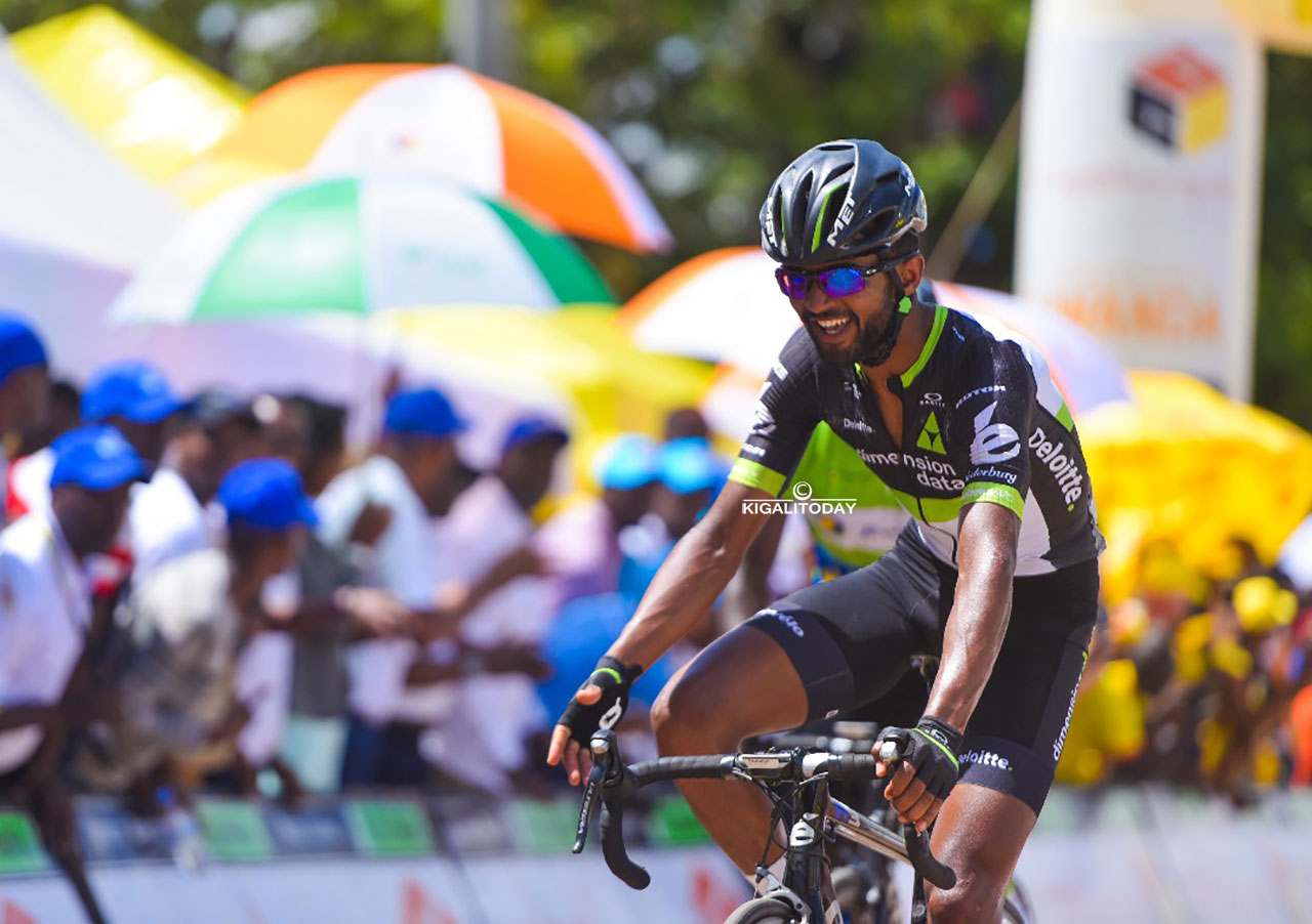 Eyob Metkel yashimishijwe no kwegukana agace ka Musanze-Nyamata, yaherukaga kwegukana agace Muhanga-Musanze umwaka ushize