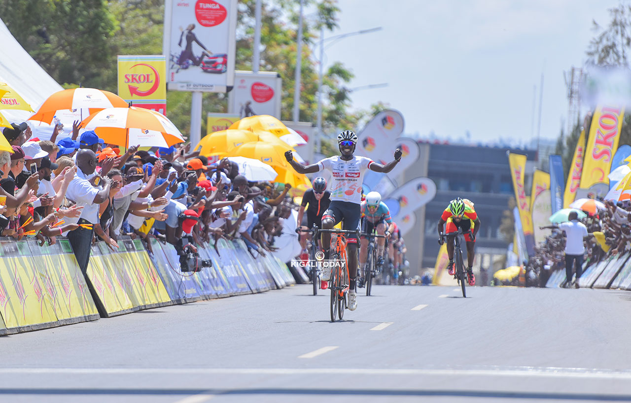 Valens Ndayisenga wegukanye iagace ka nyuma ka Tour du Rwanda