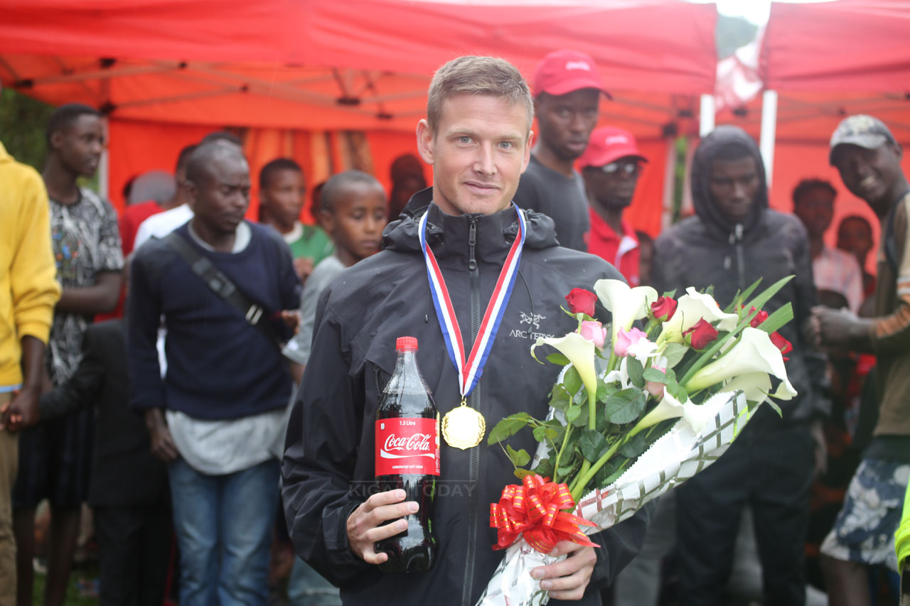 Tom Gossland wa mbere mu bagabo yishimiye gutsinda ku nshuro ya mbere yarakinnye irushanwa