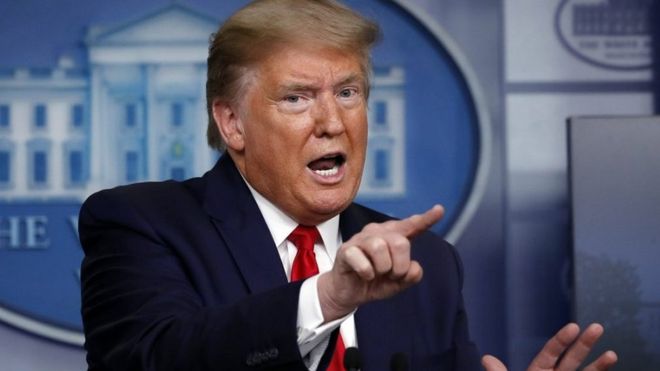 Perezida Trump yahagaritse inkunga USA zageneraga OMS