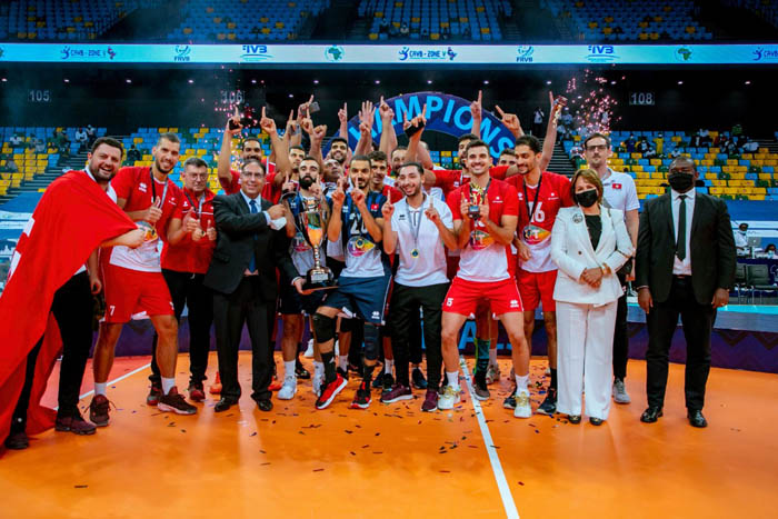 Ikipe y'igihugu ya Tunisia yegukanye igikombe mu bagabo