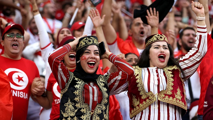 Ikipe ya tuniziya yari ishyigikiwe n'ingeri zose