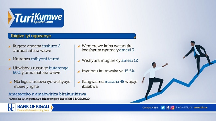 Ushobora kwaka Turikumwe Special Loan ukayibona mu masaha 48