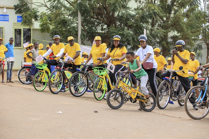 Ubukangurambaga bwatangijwe n'urugendo rwakozwe ku magare