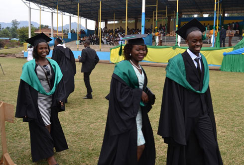 Ubwo abanyeshuri bitabiraga uyu munsi mukuru wabo.