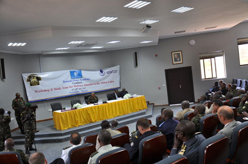 Ubwo amahugurwa yafungurwa ku mugaragaro i Nyakinama.