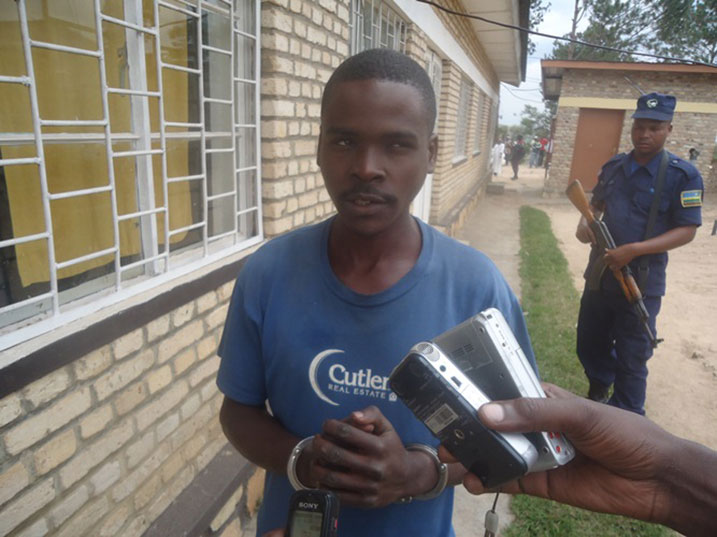 Ubwo yafatwaga yahise yiyemerera icyaha anasobanura uko yabishe.