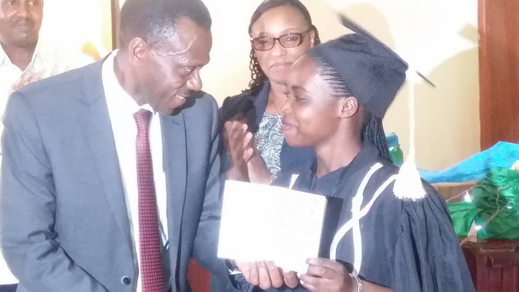 Ubwo mutatsineza yahabwaga impamyabumenyi