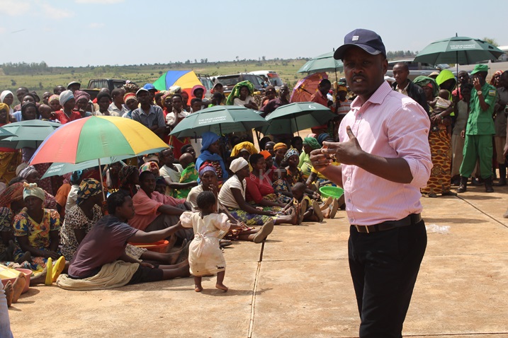 Nsanganira yasabye ko leta yabagoboka kubera amapfa abugarije.