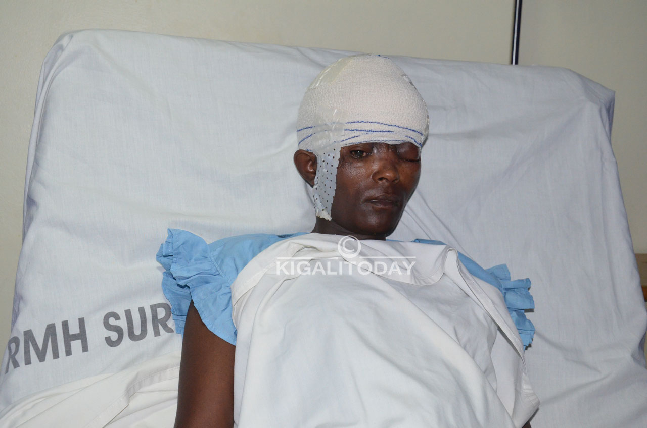 Ubwo Uwimana yari akimara kubagwa yari ananiwe