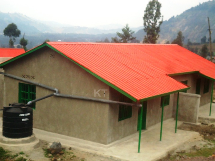 Uko amazu yubatswe muri Kabyaza agiye ameze.