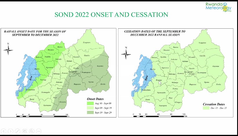 Ishusho igaragaza uko imvura izacika