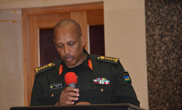 Umugaba w'ingabo z'u Rwanda Gen Patrick Nyamvumba 