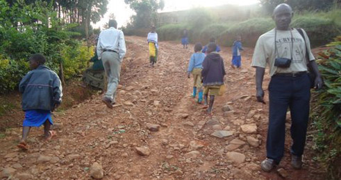 Uburyo uyu muhanda uturuka mu Gasanteri ka Gisakura uteye.