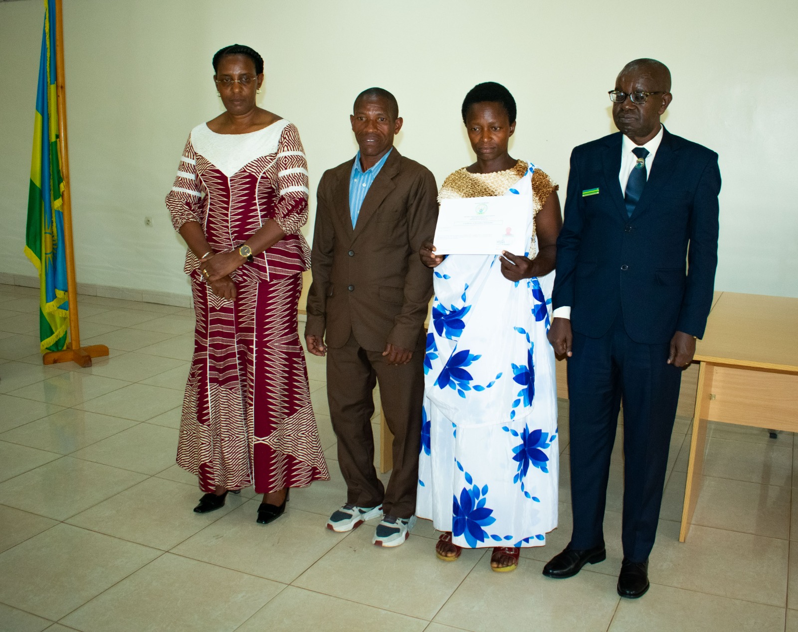 Uyu muhango witabiriwe n'umuyobozi w'Akarere ka Rulindo, Mukanyirigira Judith