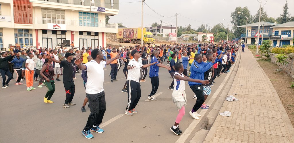 Umujyi wa Gicumbi na wo watangiye gahunda ya Car free zone
