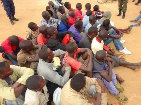 Abatawe muri yombi bafungiye kuri sitasiyo ya polisi ya Nyamata.